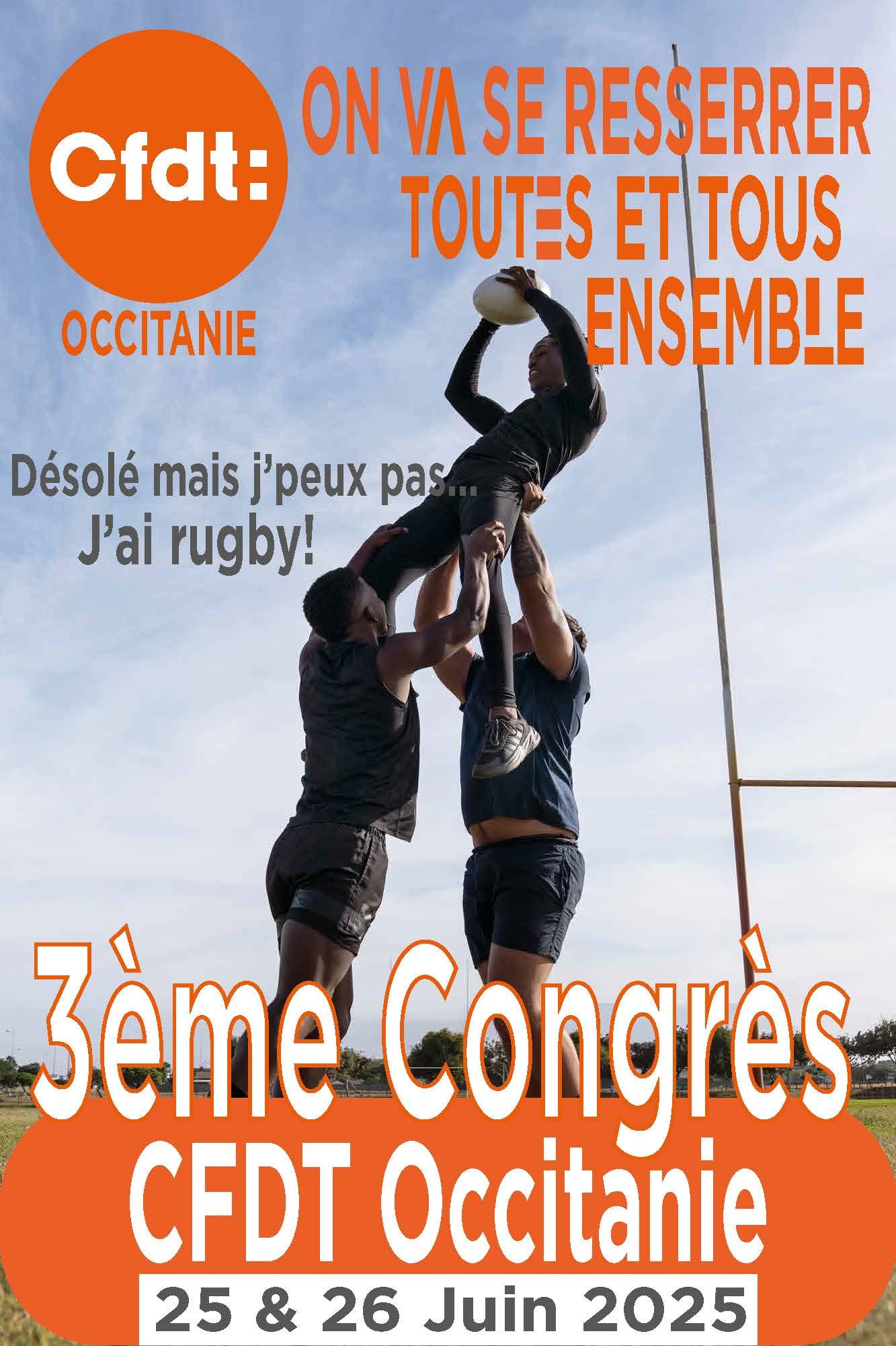 affiche cfdt 5 CFDT congress poster