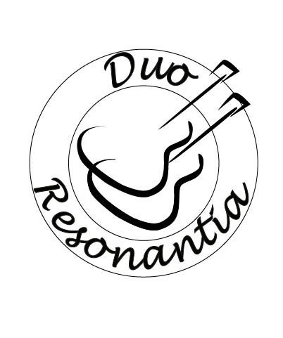 logo DR logo featuring a guitar duo