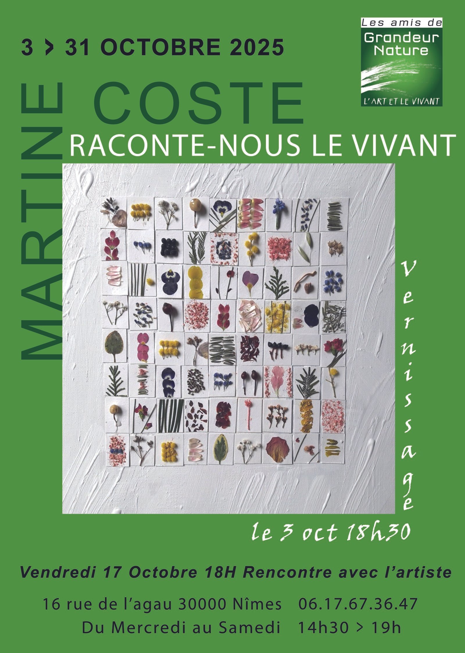 propo affiche GN Painting exhibition poster