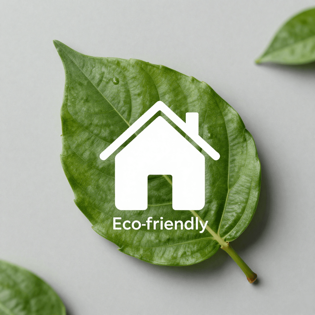 magnific_ecofriendly-real-estate-b_cDimNUN0eP Tree leaf with a house drawing