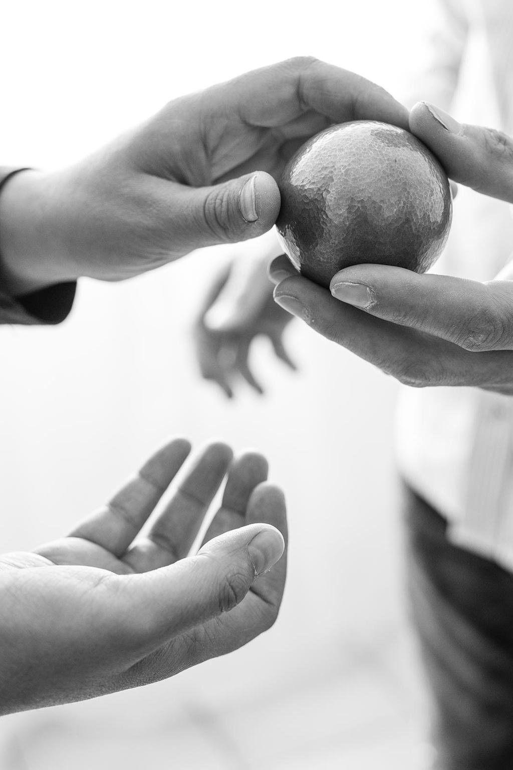 Mutual exchange with a ball